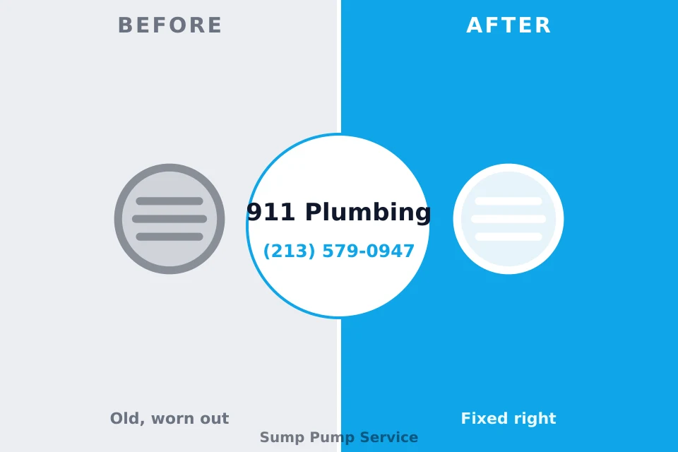 Before and after: plumbing company Eagleview, PA